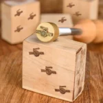 How big should a wood branding iron be?