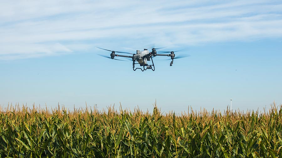 Smart Farming with DJI Crop Spraying Drone in Auburn